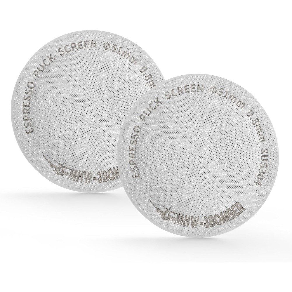 Puck Screen Mesh - Filter Kopi Logam Layar Espresso 51mm,