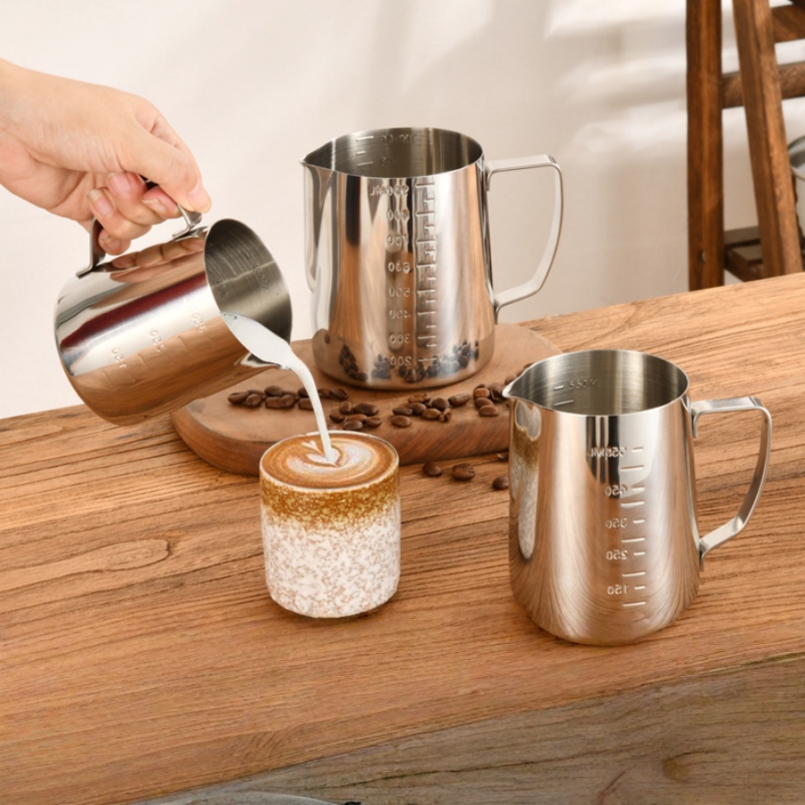 Milk Steaming Pitcher - Pitcher Pembuat Busa Susu, Pitcher Pengukus
