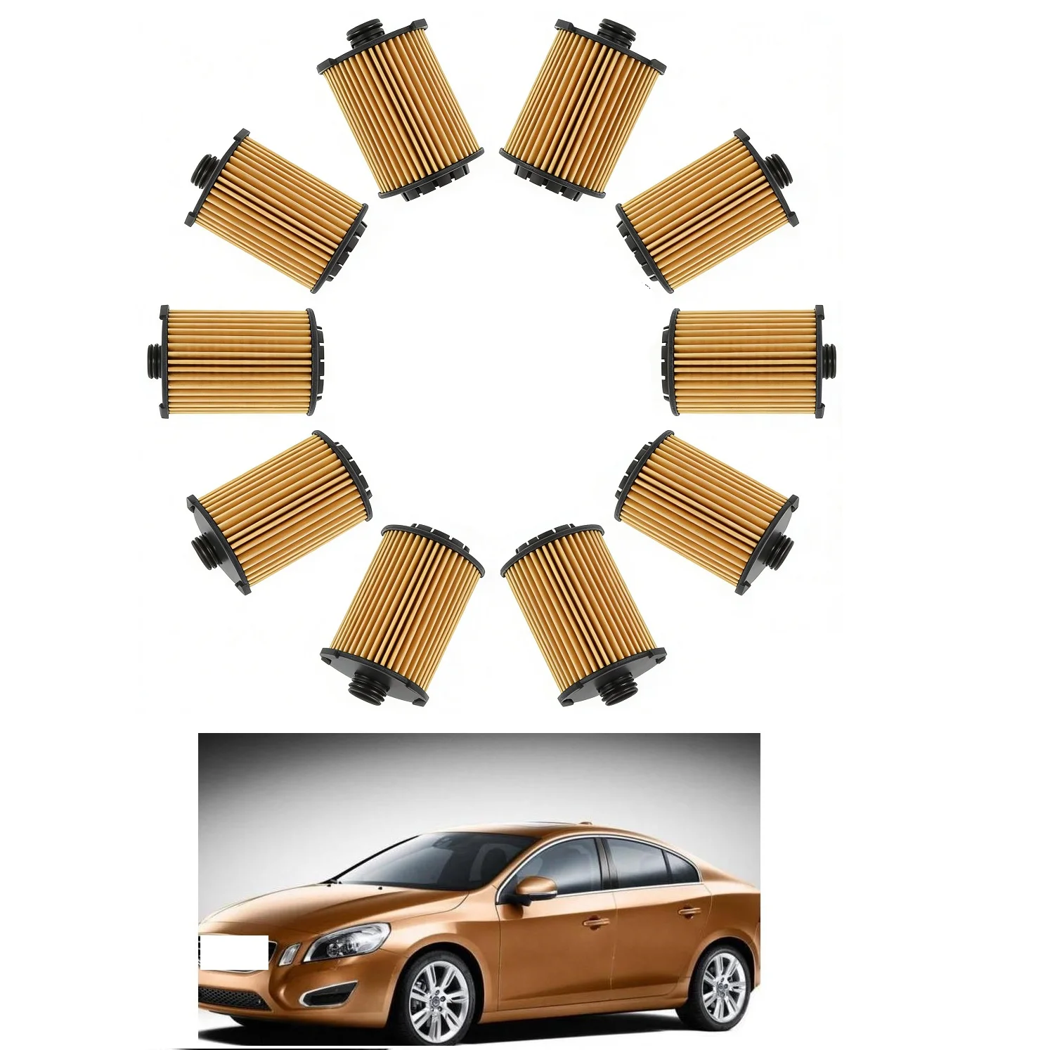 Coffee Equipment V60 - 10 Buah Filter Oli untuk VOLVO