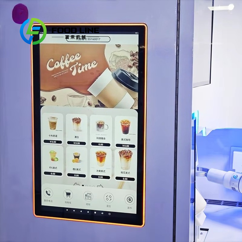 Mesin Penjual Kopi Robot Baris - Equipment Of Coffee Machine ulasan dan harga