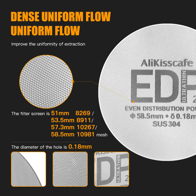 Alikisscafe baru 0.18mm Espres - Puck Screen Mesh ulasan dan harga