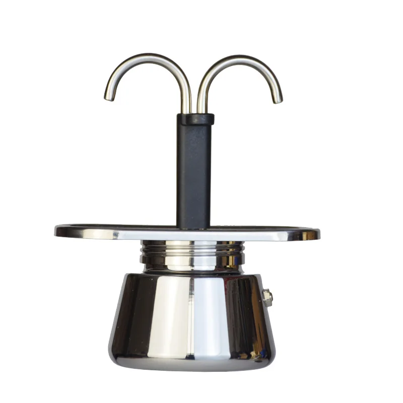 Mini Moka Pot tabung ganda 200 - Coffee Equipment Wdt ulasan dan harga