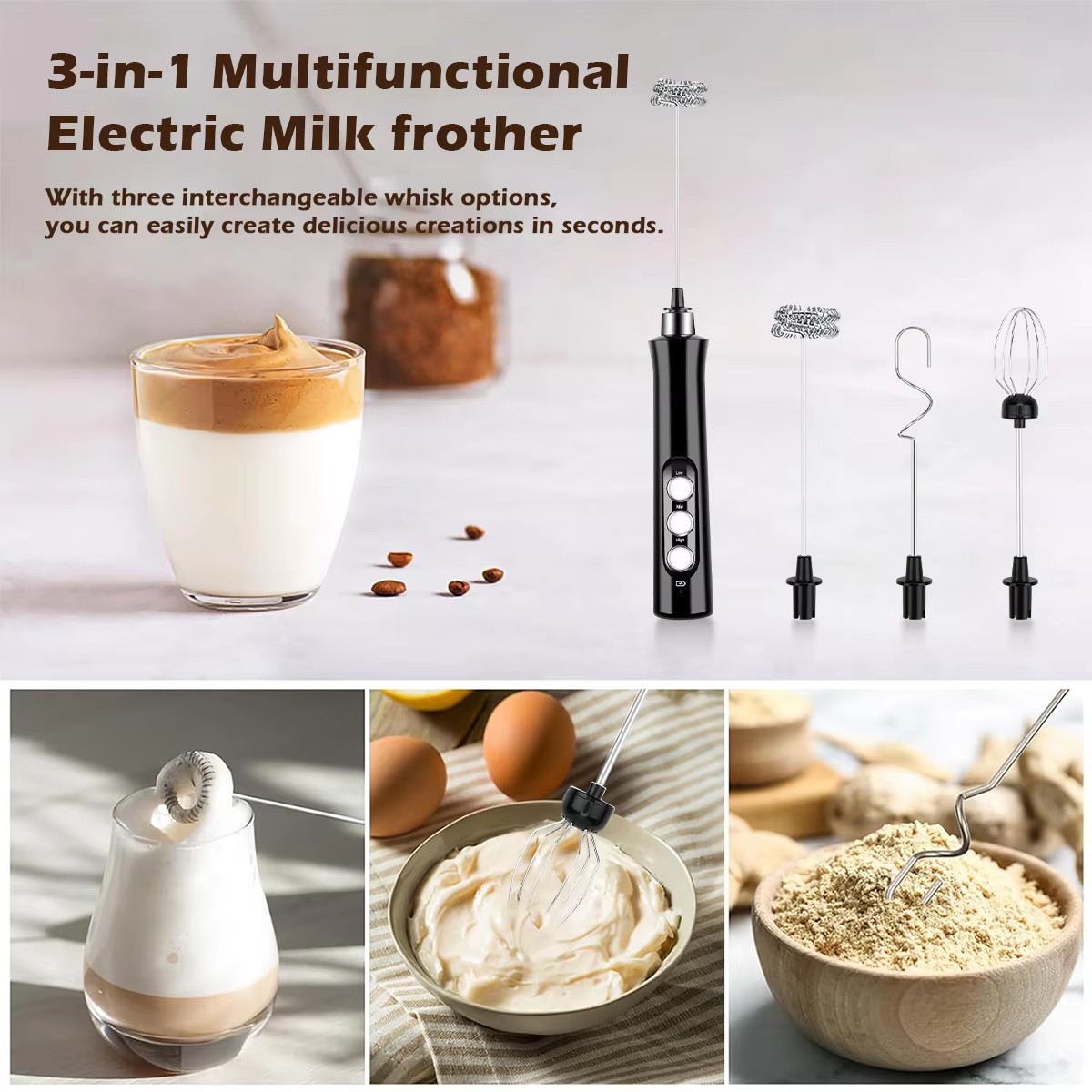 Pengocok susu listrik nirkabel - Milk Steaming Pitcher ulasan dan harga