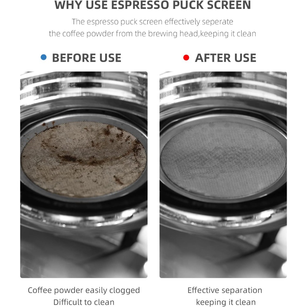 Filter Kopi Logam Layar Espres - Puck Screen Mesh ulasan dan harga