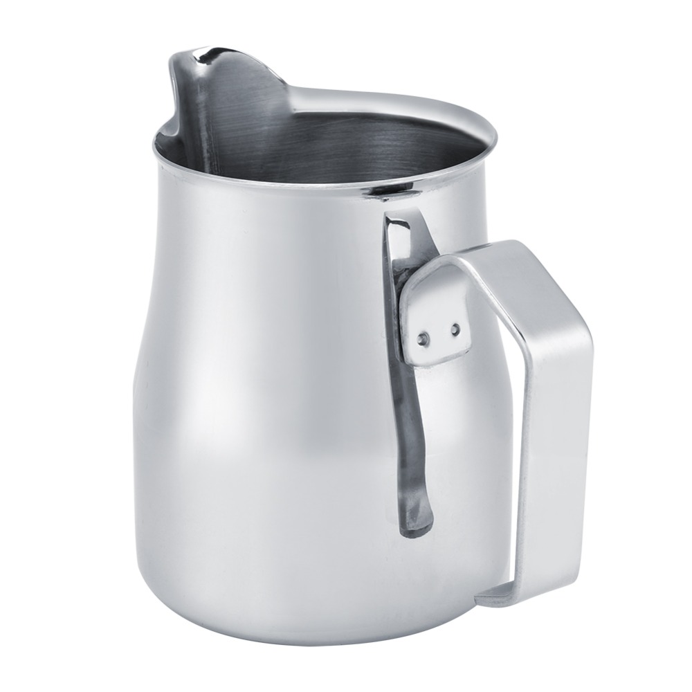 Jug Kopi Stainless Steel Perak - Milk Steaming Pitcher ulasan dan harga