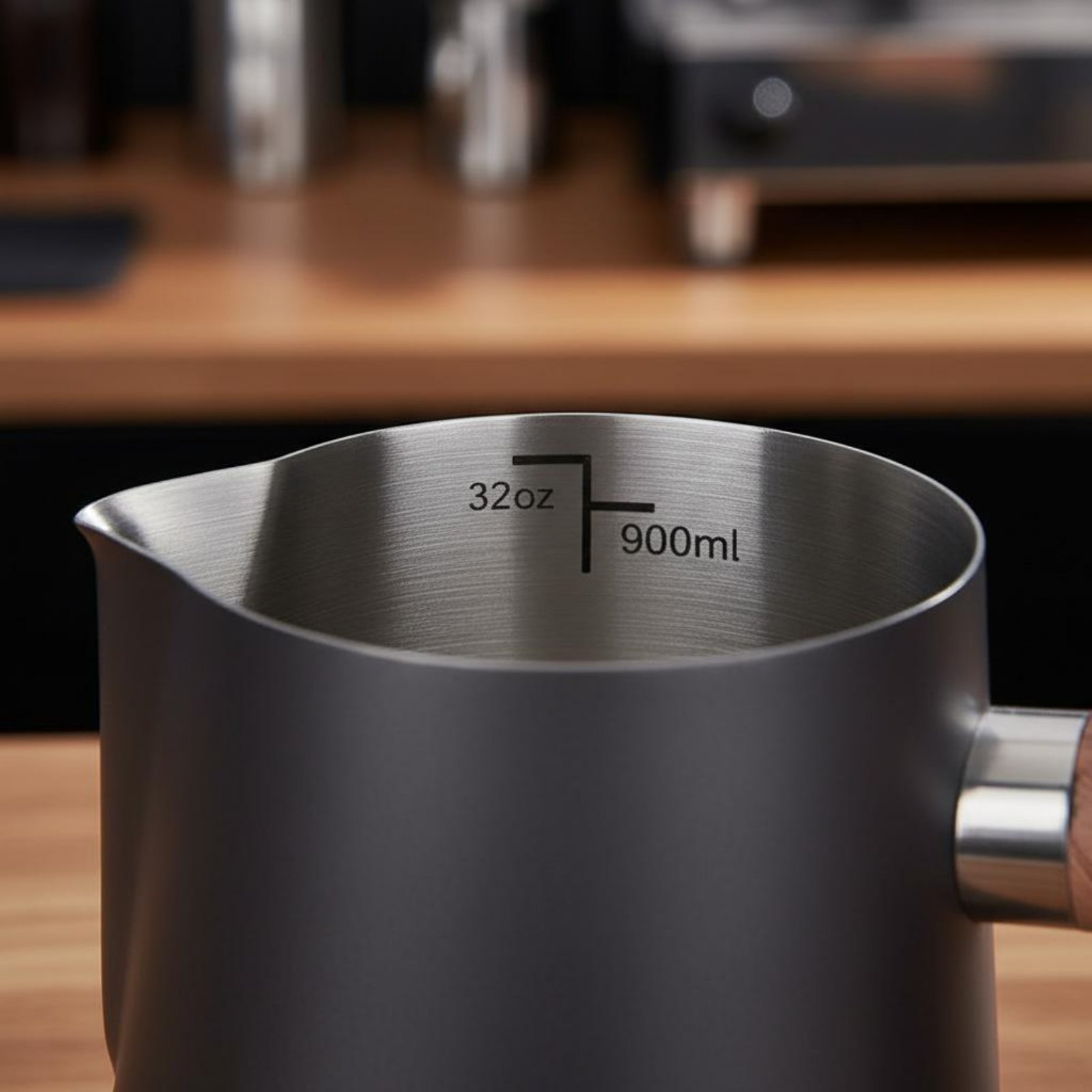 Jug Latte Art dengan Gagang Ka - Milk Steaming Pitcher ulasan dan harga