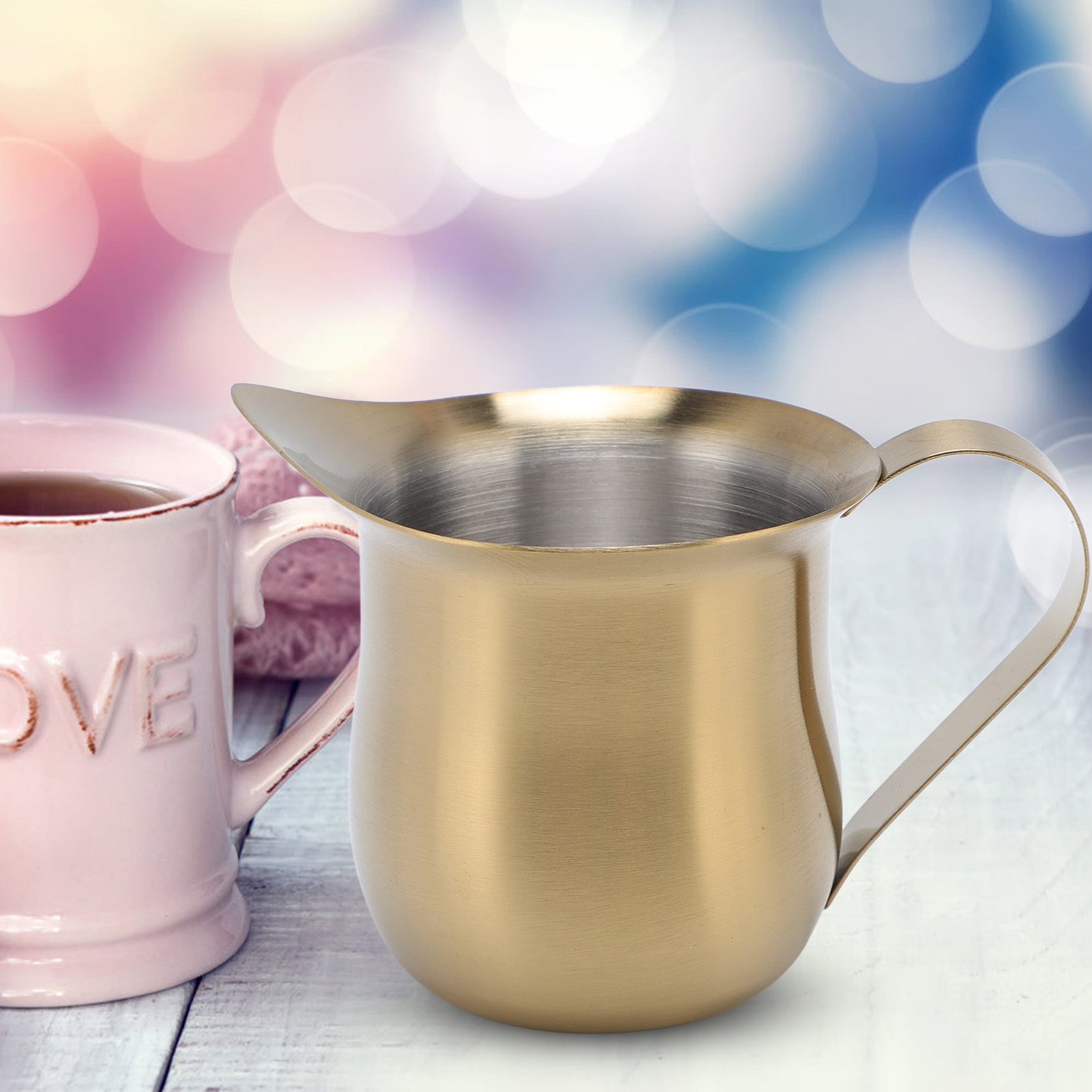 Pitcher Pembuat Busa Susu Stai - Milk Steaming Pitcher ulasan dan harga